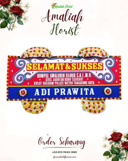 Papan Bunga Ucapan Selamat Sembon